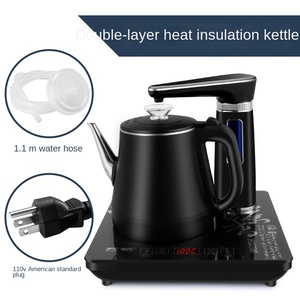 Hervidor Eléctrico de 1L, 110V, Moderno, Duradero, Portátil, de Vidrio Borosilicato de Doble Pared, Ecológico, con Silbato, para Hervir Agua, Café y Té - Product Image 4