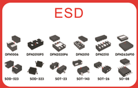 Diode TVS à faible capacité Leiditech ULC0504T5Q SOT-553 4A 0,5pF pour l'électronique grand public et les équipements de communication
