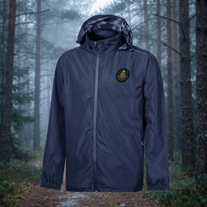 Chaqueta de lluvia para exteriores de talla grande para hombre con cuello alto cómoda y elegante - Product Image 3