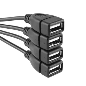 Hub de câble USB 480 à 4 Ports 2.0 mb/s, 4-en-1, séparateur universel haute vitesse pour ordinateur PC et portable