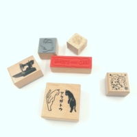 Lot de tampons personnalisés en gros avec logo sur mesure – Ensemble de tampons créatifs en bois antique – Résine et caoutchouc – Vente directe usine