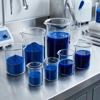 Pigment bleu d'oxyde de fer de qualité industrielle, pigment de revêtement, poudre à mailles fines, excellente dispersion pour l'industrie chimique quotidienne et la teinture