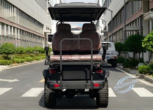 Voiturette de golf tout-terrain camouflage 6 places pour navette aéroportuaire et patrouille de propriété - Product Image 4