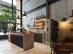 Diseño de Interiores de Cafetería de Estilo Industrial |   Muebles de Barra para Cafetería, Ecológicos, Duraderos y Personalizados |   Listo para publicar en Instagram - Product Image 5