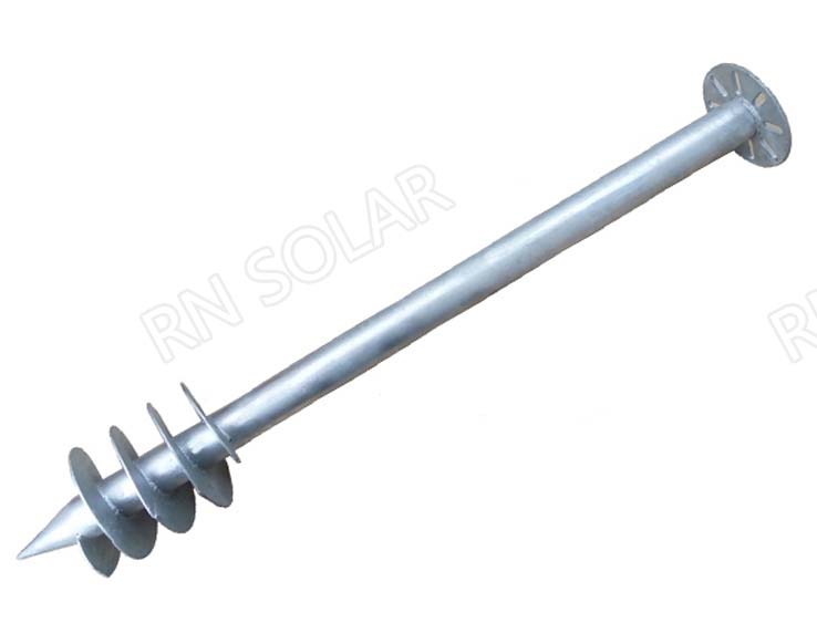 Универсальный оцинкованный винтовой анкер для солнечной монтажной конструкции