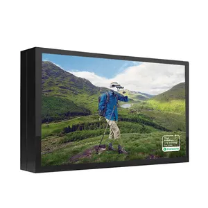 43 50 인치 벽걸이 LCD 디지털 간판 옥외 안드로이드 대화 형 용량 성 멀티 터치 스크린 토템 광고기