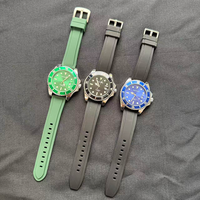 OEM ODM Hochwertige Marke Automatische mechanische Uhr 43mm schwarzer Keramik ring Saphirglas Custom Herren uhr
