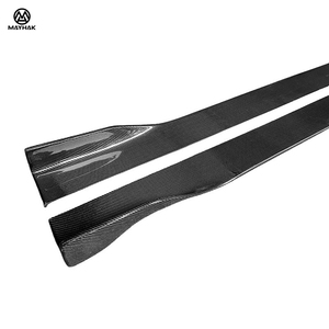 Minigonne laterali in vera fibra di carbonio stile <span class=keywords><strong>B</strong></span> per Mercedes Benz CLS Classe C218 2011-2017, labbro paraurti laterale - Product Image 5