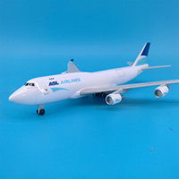 Modèle d'avion de collection en résine moulée sous pression 1/350, 20 cm, ASL Cargo Airlines Boeing B747F avec nez ouvrant et train d'atterrissage