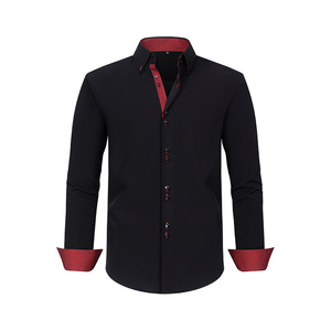 Esmoquin formal de doble botonadura para hombre 2026, antiarrugas, sin planchado, que absorbe la humedad, de poliéster teñido liso, con cuello cuadrado, para primavera. - Product Image 3