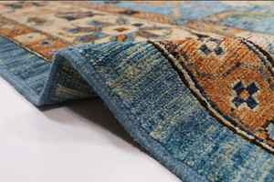 พรมปูพื้นขนแกะเนื้อนุ่มสไตล์ตุรกี9 'x 12'3' ทำด้วยมือสำหรับสวดมนต์ออกกำลังกายที่บ้านปรับขนาดได้ - Product Image 5