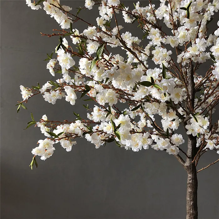 QSLHHP-987 Wholesale Cherry Blossom Tree Artificial Potted Tree Wedding Centerpiece