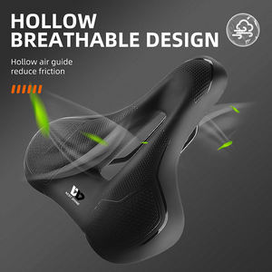 WEST BIKING – <span class=keywords><strong>selle</strong></span> <span class=keywords><strong>de</strong></span> vélo <span class=keywords><strong>de</strong></span> montagne en Silicone, haute élasticité, <span class=keywords><strong>amortisseur</strong></span> creux, <span class=keywords><strong>selle</strong></span> <span class=keywords><strong>de</strong></span> cyclisme confortable et souple - Product Image 4