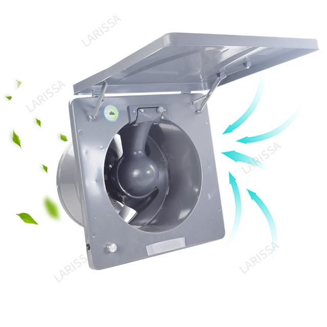 Customized Small Kitchen Oil Fume Exhaust Fan with Strong Suction Power and Worry Free Flip Cover Smoke Exhaust Fan