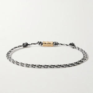 Braccialetto da Uomo Trendy Bohemien Regolabile in Corda di Cotone Intrecciata, Gioiello Estivo con Ciondolo Portafortuna dell'Amicizia <span class=keywords><strong>2026</strong></span> - Product Image 6