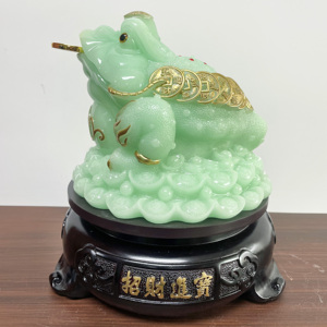 2024 nuevas artesanías de resina Rana invitando a <span class=keywords><strong>la</strong></span> fortuna sapo dorado decoración cajero <span class=keywords><strong>Bar</strong></span> buena suerte sapo de tres pies regalo de apertura - Product Image 5