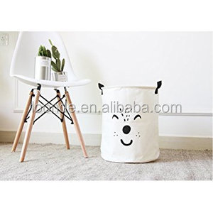 Cesta de Ropa Sucia de Lino de Algodón Ecológica y Bonita con Cordón, Logotipo Personalizado para Almacenamiento de Ropa Sucia - Product Image 5
