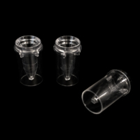 Haute transparence de laboratoire pour analyseurs et coagulomètres de biochimie avec coupelle d'échantillonnage Hitachi 7150 7020