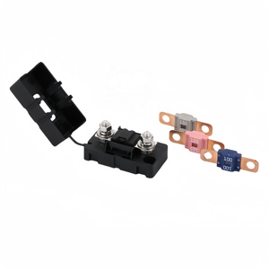 12 В автомобильный предохранитель с крышкой, многоходовый 30A-200A 58V32V12V держатель предохранителя для автомобильных аудио видео и систем безопасности - Product Image 4