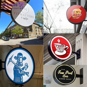 Winkel Winkel Naam Led Signage Aluminium Roterende Led Lichtbak Reclamebord Voor Buiten Acryl Licht Up Logo <span class=keywords><strong>Box</strong></span> - Product Image 6