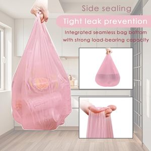 Bolsas de Basura Personalizadas Tipo Camiseta, Bolsas de Plástico con Asas y Logotipo Impreso, Suministro de Fabricante OEM - Product Image 4
