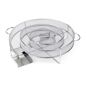 Générateur <span class=keywords><strong>de</strong></span> <span class=keywords><strong>fumée</strong></span> <span class=keywords><strong>froide</strong></span> en acier inoxydable 304 avec panier fumoir pour barbecue et bois <span class=keywords><strong>de</strong></span> fruit, idéal pour une utilisation extérieure et le camping - Product Image 6