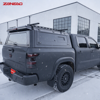 Capot rigide en alliage d'aluminium pour pick-up avec portes latérales solides et rails de toit pour Nissan Frontier