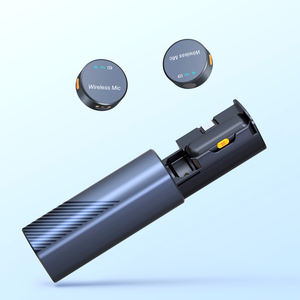 Nuevo Micrófono Inalámbrico de Solapa <span class=keywords><strong>Lavalier</strong></span> Magnético y Redondo para YouTube, Mini Micrófono para TikTok, Vlogging y Transmisiones en Vivo - Product Image 6