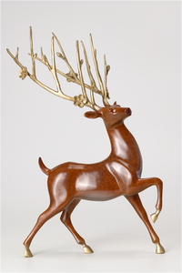 Retorno de un animal al por mayor escultura tridimensional regalo de apertura de oficina León de cobre puro - Product Image 5