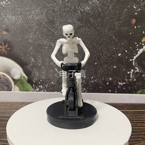 Divertente Animatronic scheletro animato di Halloween in sella A una <span class=keywords><strong>bicicletta</strong></span> decorata con figurine <span class=keywords><strong>da</strong></span> <span class=keywords><strong>tavolo</strong></span> in resina Deco scheletri di Halloween - Product Image 6