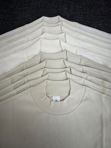 Custom High Quality Oem Summer <b>T</b> <b>Shirt</b> for Men Printed Widen <b>Collar</b> <b>T</b>-<b>Shirt</b> Oversized Short Puff O Neck Cool Feeling Plain - Product Image 2