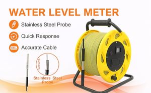 Détecteur de niveau d'eau souterraine portable de 100 m avec câble en acier à haute résistance de qualité industrielle et capteur - Product Image 2