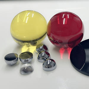 Yüksek hassasiyetli 0.2mm 0.3mm 0.5mm 0.6mm 1mm 2mm BK7 K9 safir JGS1 mikro optik cam yarım yuvarlak <span class=keywords><strong>Lens</strong></span> AR kaplama ile - Product Image 6