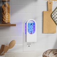 2025 Indoor Oplaadbare Led Slimme Plug-In Vliegenval Voor Fruitvlieg Muggenmot Killer Met Milieuvriendelijk Ontwerp Voor Thuisgebruik