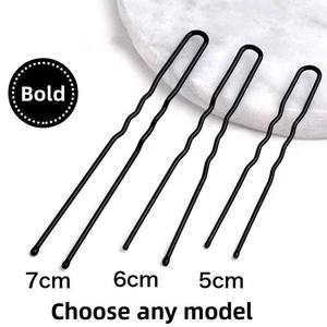 Épingle à cheveux en forme de U noir grand ou petit épais pour une <span class=keywords><strong>coiffure</strong></span> polyvalente - Product Image 5