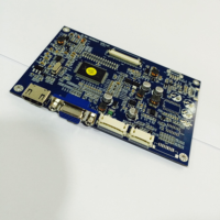 Carte de contrôle LVDS 1920x1200 (max) 1920x1080 avec VGA/DC-IN Commande DDC Application de contrôle industriel Modèle HSC5009 PCBA