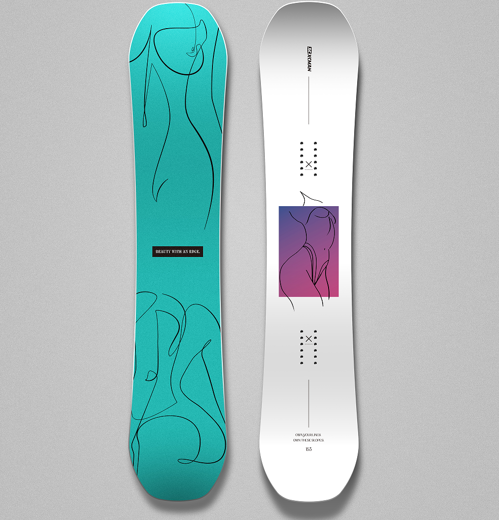 Individuelles Logo All Mountain Snowboard gesinterte Basis Poplar-Core-Snowboard