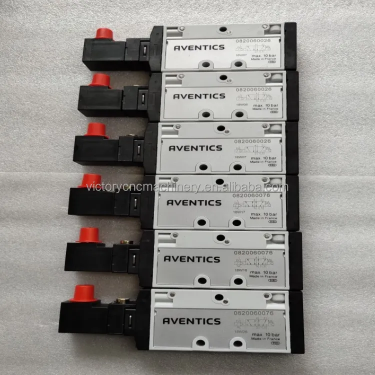 Nieuwe Aventics 0820060076 5/2 Pneumatische Magneetklep Industriële Controle Proportionele Solenoïde Directionele Klepbediende Kleppen