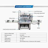 Ligne de production automatique d'eau en bouteille avec servomoteur à piston pour l'emballage et le remplissage de liquides Hines