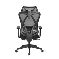 Chaise de bureau administrative ergonomique moderne de haute qualité avec appui-tête réglable et support lombaire, chaise de jeu