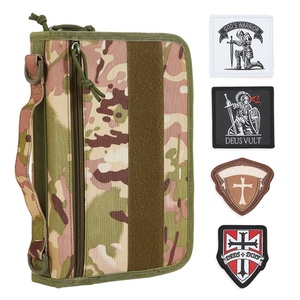 Funda Protectora para Biblia Táctica de Camuflaje para Hombres y Mujeres, Funda Resistente de Tela para Biblia para Iglesia, Adoración y Peregrinación - Product Image 1