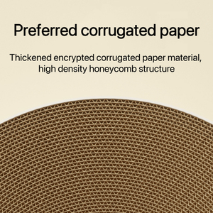 Oem Vòng tái chế mèo gãi bài vật nuôi giường các tông sóng chống mài mòn và chip miễn phí mèo gãi Hội Đồng Quản Trị - Product Image 5