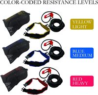 Bandes de résistance réglables pour piscine avec ceinture, cordon élastique d'entraînement pour la natation, pour jeunes et adultes