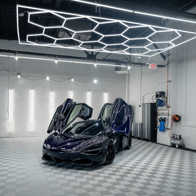 High-Performance Hexagon LED Light Versatile Garage Work LED Lighting and Detailing Light with Honeycomb Design