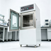 Chambre d'essai sous vide de taille extérieure 600*500*1200mm avec bande d'étanchéité en silicone haute température pour porte