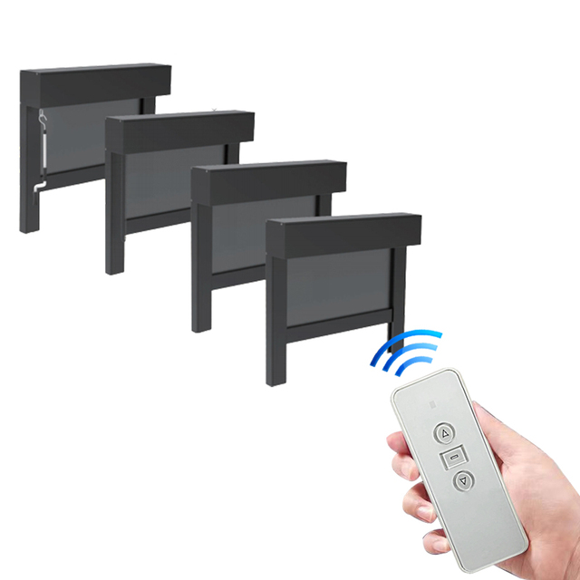 Customized Outdoor Motorized Blind Remote Motor Automatic System Rolling Shutter