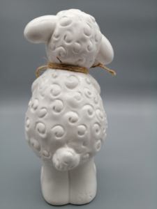 ديكور المنزل الصين مصنع تصميم لطيف الخراف السيراميك الأبيض - Product Image 5