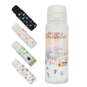 SilverJet Kids Vacuum <b>Flask</b> 550ml Stainless Steel Cartoon Design Portable Eco-Friendly For Back To School Children Drinkware - Product Image 2