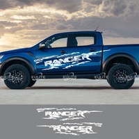 Autocollants de carrosserie complets Kulite pour Ford Ranger, logo Ranger Wildtrak, griffes, autocollants de voiture personnalisés