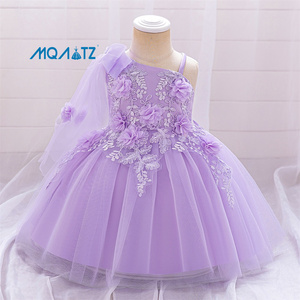 <span class=keywords><strong>Robe</strong></span> <span class=keywords><strong>de</strong></span> Baptême Formelle pour Filles, <span class=keywords><strong>Robe</strong></span> <span class=keywords><strong>de</strong></span> Fête pour Enfants, Broderie Florale, Longueur Genou, <span class=keywords><strong>Robe</strong></span> <span class=keywords><strong>de</strong></span> Mariage pour Bébé Fille <span class=keywords><strong>de</strong></span> 1 An - Product Image 2